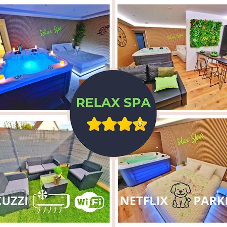 Relax Spa-4 Pers-Jacuzzi-Parking-Jardin-Clim-Colmar Muntzenheim Exterior foto